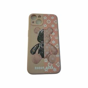 Robot Bear Pink Phone Case iPhone 14 Plus